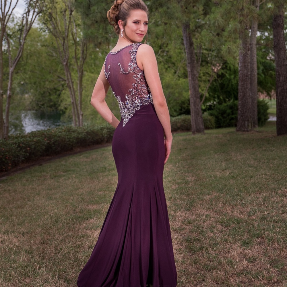 Formal Burgundy Dress